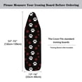 thumbnail image 6 of HELLHERO Christmas Ironing Board Covers Elastic Edge Iron Board Cover Replacement Soft 3 Fasteners Ironing Cover for Women Gifts, Dog Paw, 6 of 6