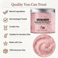 thumbnail image 2 of Grapefruit Purifying Leg Scrub - Exfoliating Sea Salt Body Scrub for Smooth & Contoured Legs, Anti-Cellulite & Detoxifying Skin Care, Refreshing Citrus Scent, 4.23oz (120g), 2 of 6