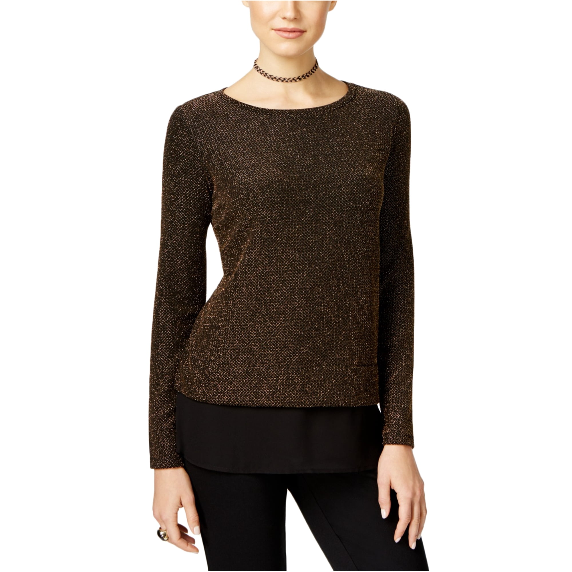 loline solid knit blouse