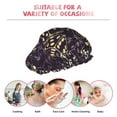 thumbnail image 6 of KLL Dice Pattern Shower Cap & Bath Cap for Women,Reversible Oversized Waterproof Shower Caps for all Hair Lengths,Elastic Reusable Bathing Hair Cap, 6 of 6