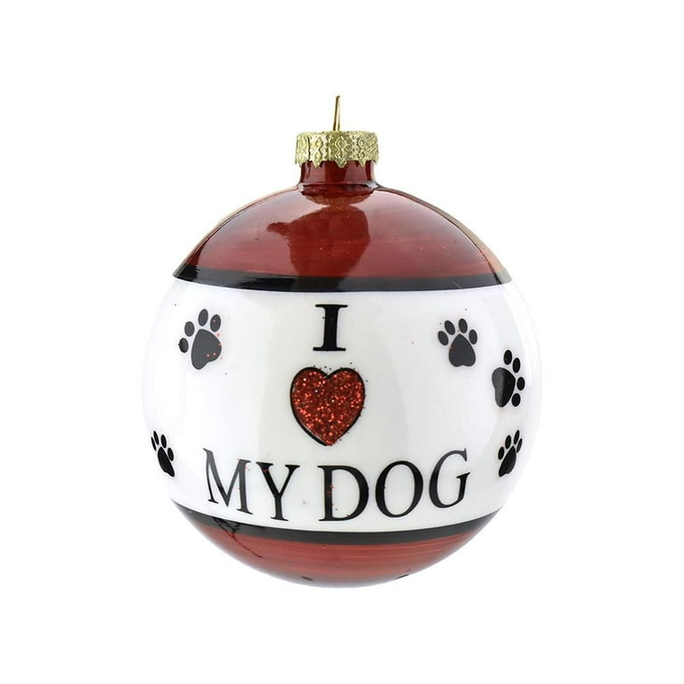 I love my dog ornament cheap