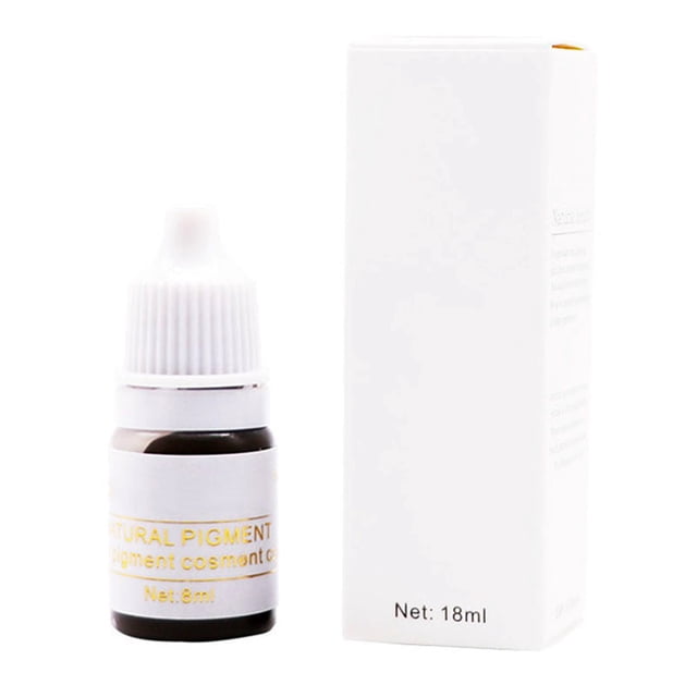 Pigmento semipermanente para cejas, delineador de ojos, tinta de maquillaje, coloración rápida, herramienta de belleza para el arte de los ojos 01