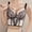 Grey, variant on Lace Design Shapewear Bra for Wide Band Waist Shaping with Side Support and Push Up Coverage Elegant Plus Thick Cup for Daily Comfort and All Seasons