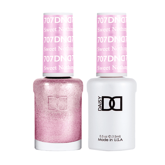 Sweet Nothing #707 & Matching Polish Set - DND Gel & Lacquer