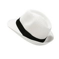thumbnail image 3 of Sun Hats , Beach Wear for Women , Women Summer Hat Stylish Packable Straw Fedora Sun Hat for Women and Men Summer Beach Travel, 3 of 3