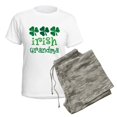 thumbnail image 5 of CafePress - Irish Grandma Shamrock Women's Light Pajamas - Women's Short Sleeve Print T-Shirt and Pants Light Cotton Pajama Set, 5 of 7