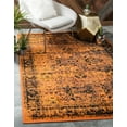 thumbnail image 7 of Unique Loom Oriental Transitional Area Rugs, Orange, 7 of 7