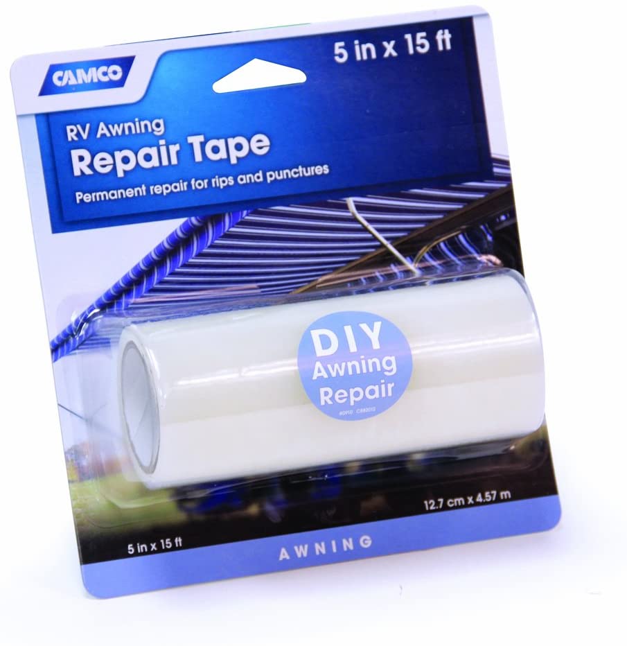 Camco 5" x 15' Awning Repair Tape Repairs Rips and Punctures in Your