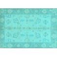 thumbnail image 1 of Ahgly Company Indoor Rectangle Oriental Light Blue Modern Area Rugs, 8' x 10', 1 of 4