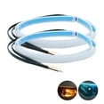 thumbnail image 3 of AQCW 2Pcs Car LED Headlight Strips Super Bright Flexible Waterproof Easy Installation LED Daytime Running Light Strips Universal Auto Accessories, 3 of 9