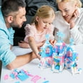 thumbnail image 2 of Friends Frozen Castle Building Kit Princess Magical Ice Palace, for Child Girls Ages 6-12 (552 Pieces), 2 of 8