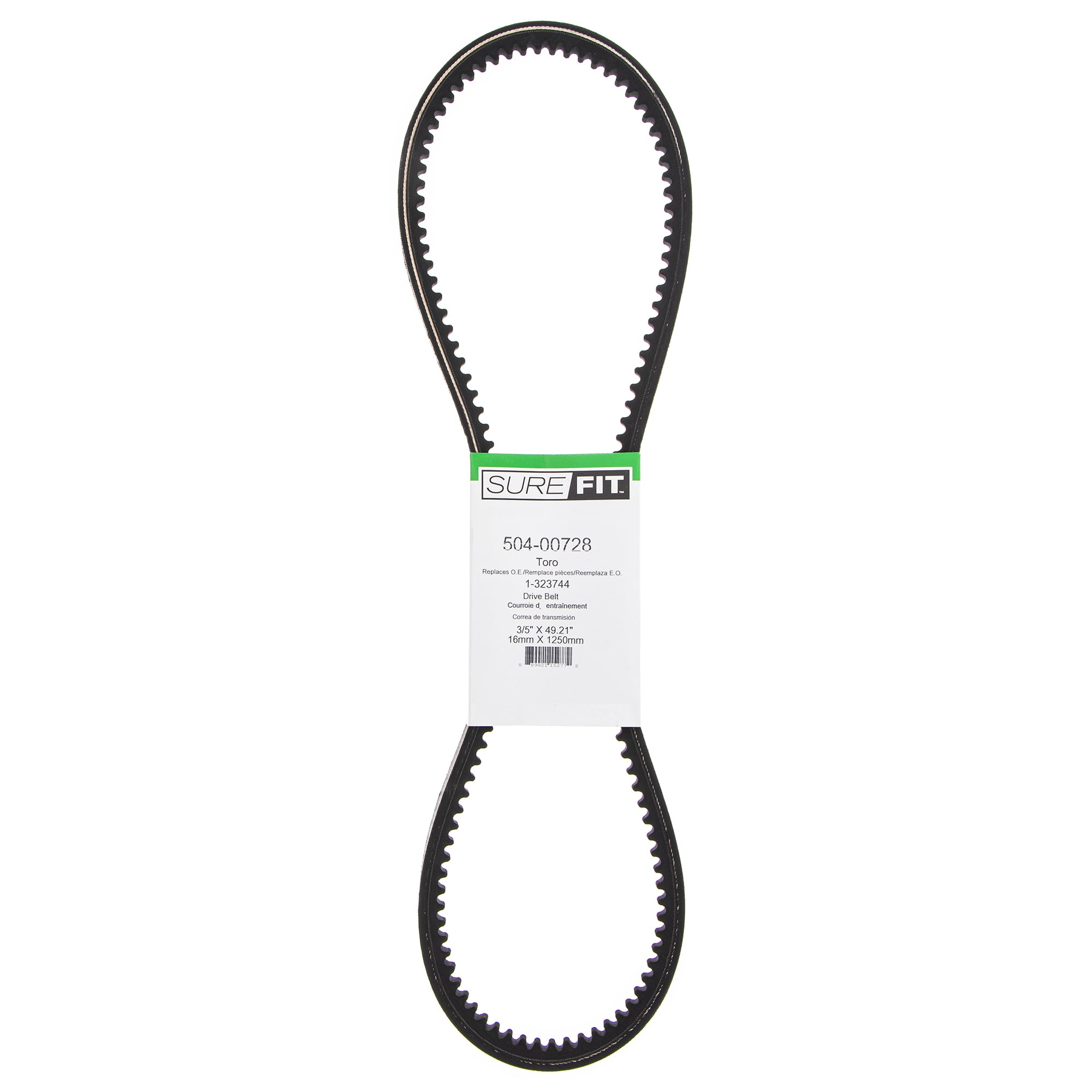 SureFit Wheel Drive Belt Replacement for Toro 1323744 MidSize ProLine