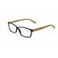 thumbnail image 3 of Vision World Genuine Bamboo Rectangular Reading Glasses Men Women Readers (Tortoise, 2 x), 3 of 4