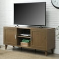 thumbnail image 4 of Bridgevine Home Briggs Modern 60 Inch TV Stand for TVs up to 65 inches, Classic Walnut Finish, 4 of 11