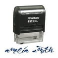 thumbnail image 1 of Printtoo Personalized Blue Self Inking Custom Stamp Custom Signature Rubber Stamper-58 x 22 mm, 1 of 6