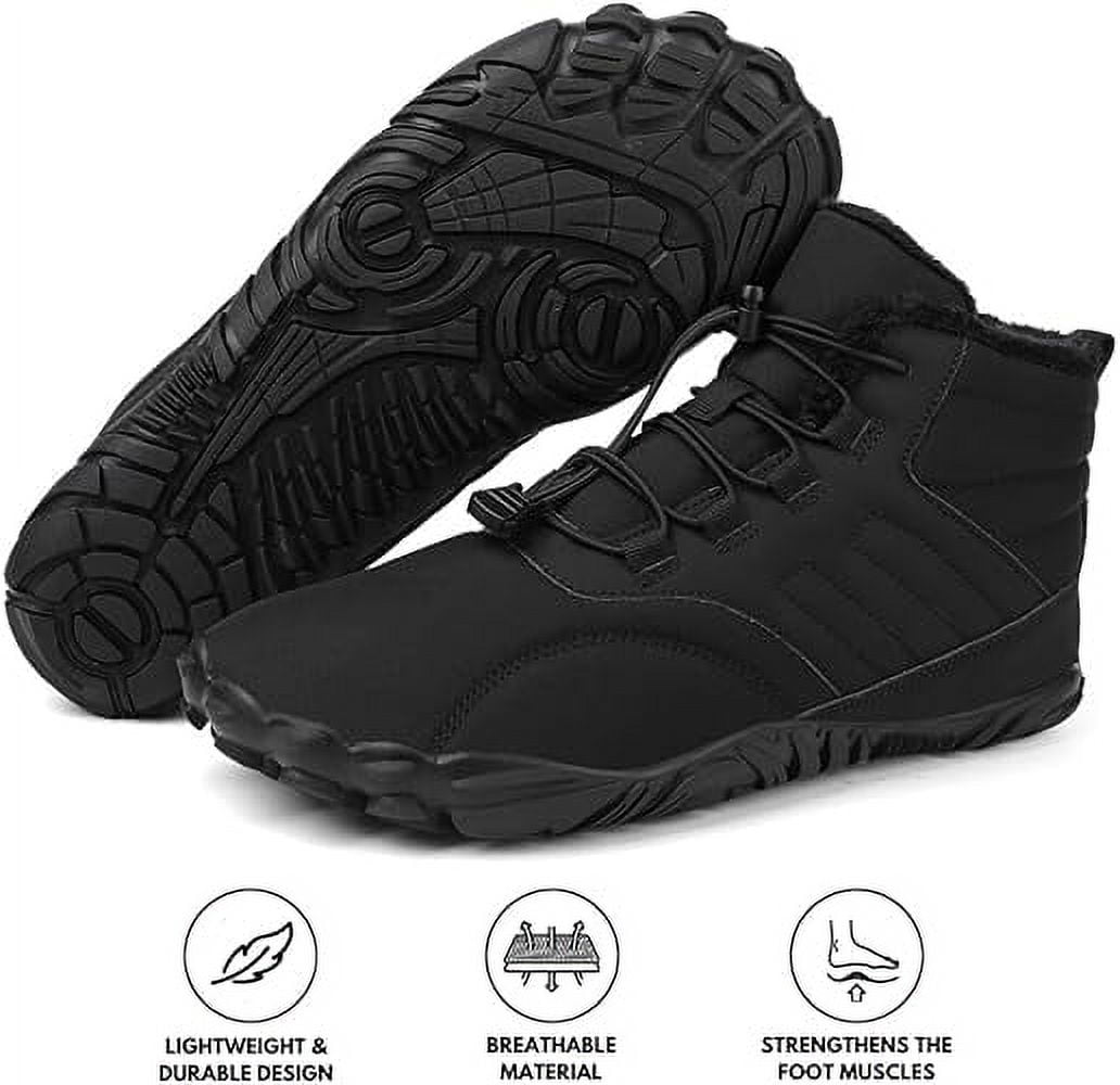 Hike Footwear Caspar Pro - Non-slip & waterproof winter barefoot shoes Walking, Hiking Boots For Women Men (Unisex)