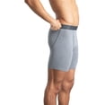 thumbnail image 6 of Fruit of the Loom Men's Crafted Comfort Long Leg Boxer Briefs, 3-Pack, 6 of 9