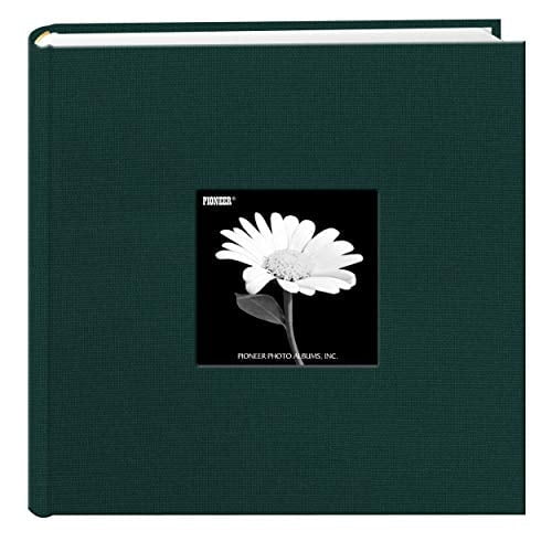 Pioneer Photo Albums 200 Pocket Fabric Frame Cover Photo Album, Majestic Teal