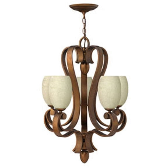 Dolce Brushed Cinnamon Five-Light Chandelier