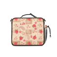 thumbnail image 3 of Insulated Lunch Bag Teen,Pioneer Flower Floral Print Pattern Toddler Lunch Bag Lunch Box,Bento School Lunch Bag with Adjustable Shoulder Strap and Bottle Holder, 3 of 6