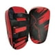 thumbnail image 1 of Manoplas de boxeo Leipupa, guantes de enfoque curvos, escudo de cuero para entrenamiento de patadas y golpes rojo, 1 of 9