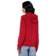 thumbnail image 4 of Sudadera con capucha con la bandera de Tommy Hilfiger y cremallera escarlata para mujer, talla XL, 4 of 5