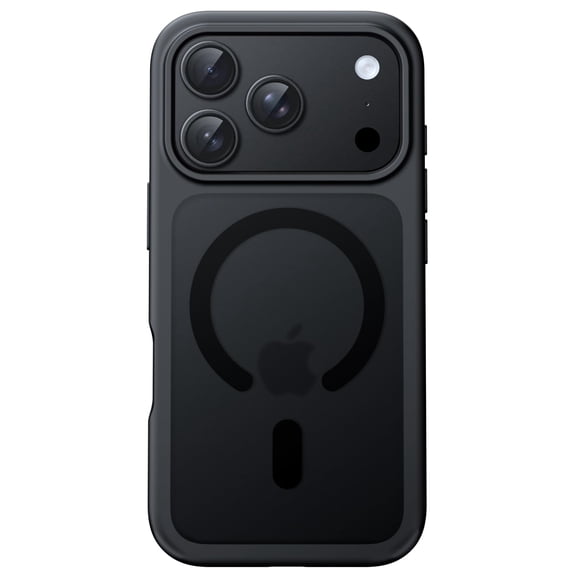 JETech Magnetic Matte Case for iPhone 18 Pro Max |Compatible with MagSafe, Translucent Back (Black)