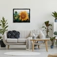 thumbnail image 2 of Stupell Industries Evening Sunflower Photography Botanical & Floral Photography Black Floater Framed Art Print Wall Art, 2 of 6