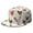Farm Fresh Egg, variant on Farm Fresh Egg & Rooster Print Flat Brim Cap - Adjustable Snapback Hat for Urban Style and Outdoor Wear