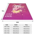 thumbnail image 3 of Bingfone Cute Pink Axolotl A Print Flannel Fleece Blanket Throw Blanket for Bed,Sofa,Couch,Travel,Camping(80"x60" ), 3 of 8