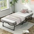 thumbnail image 6 of ZAFLY Folding Bed with Memory Foam Mattress, Portable Rollaway Bed for Guest Room, 6 of 8
