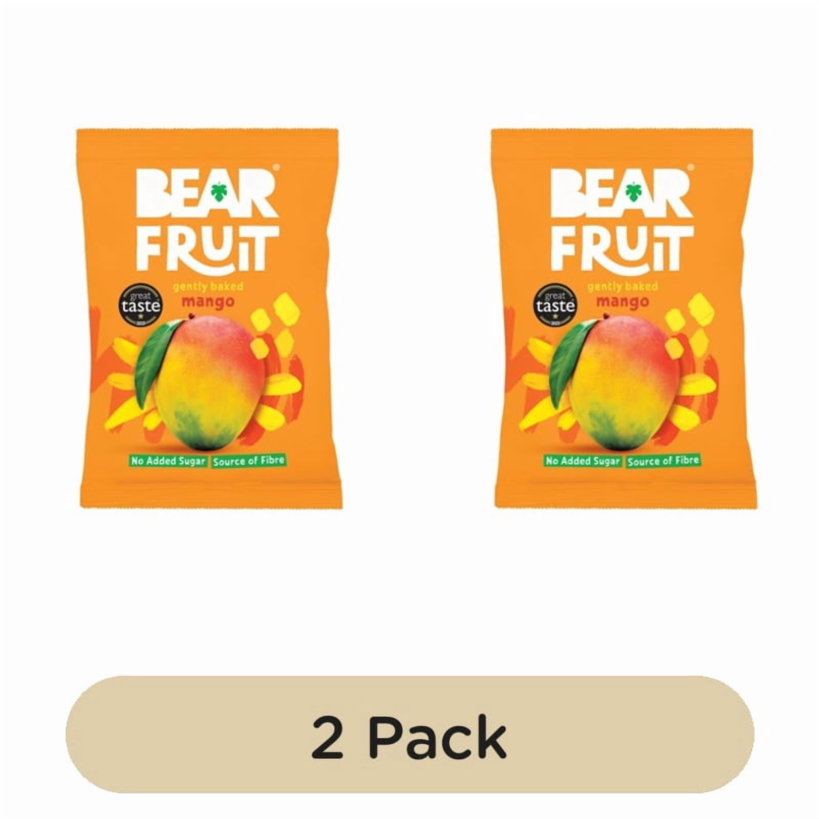 BEAR Fruit Dried Mango 35g, British Import (Pack of 2)