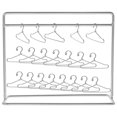 thumbnail image 3 of Mini Hangers Doll Apparel Hanger Rack for Hanging Clothes 1Set, 3 of 5