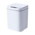 thumbnail image 1 of bote de basura automático Bote de automático inteligente, bote de sin impermeable con tapa con sensor de movimiento para cocina, hogar, hotel, - 14L 14L Blanco Fanmusic bote de basura automático, 1 of 7