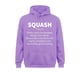 thumbnail image 4 of Sudadera con capucha de manga larga para mujer, regalo divertido de jugador de squash, ropa geek, 4 of 4