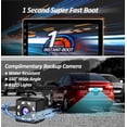 thumbnail image 4 of Estéreo para automóvil de doble DIN - Estéreo para automóvil con pantalla táctil de 10" con Bluetooth, cámara de respaldo, audio para automóvil, radio para automóvil - Compatible con CarPlay inalámbri, 4 of 5