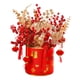 thumbnail image 1 of Maceta floral artificial, decoración Feng Shui, coleccionable, ligera, regalo para festivales. Estilo A, 1 of 8