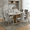 Gray with Silver Leg, variant on Sleek Modern Dining Chair Set of 6 - Tufted Velvet Upholstered Side Chairs with Nailhead Trim and Solid Wood Legs, Perfect for Kitchen and Dining Room