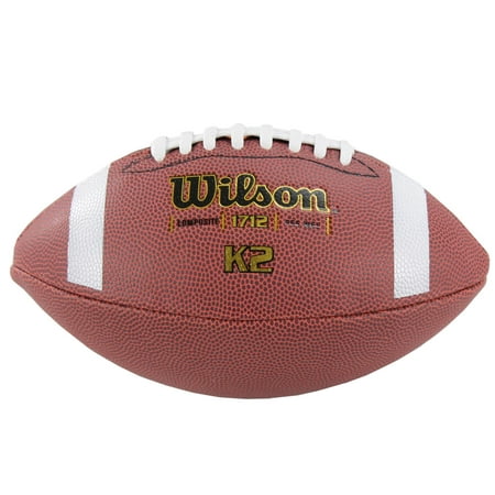 All Weather Leather Football - Wilson Pee-Wee Size Composite Leather Game Football