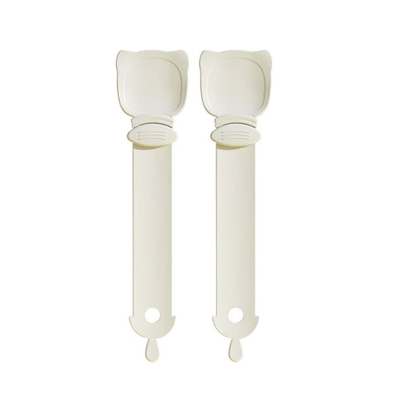 2 Pack Cat Treat Dispenser Spoon, Squeeze Feeding Tool for Licky Sticks, Wet Food & Puree, Easy Clean Pet Snack Helper