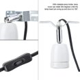 thumbnail image 2 of 300W 110-240V E27 Base de calor de clip giratorio para mascotas, soporte de enchufe de base de bombilla de lámpara de calor con clip para mascotas de reptiles (UE) esquí esquí Gafas de esquí, 2 of 5
