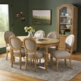 thumbnail image 2 of The Pioneer Woman Willa Spindle Solid Wood Dining Table, Heirloom Wheat Finish, Farmhouse Style, 2 of 10