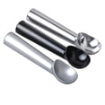 thumbnail image 5 of Cuchara para helado en forma de bola, cuchara antiadherente de Metal de aluminio para servir Catering, 3 uds., 5 of 5