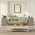 thumbnail image 5 of Homfa 3 Drawers Nightstand Set of 2 with Charging Station, Modern End Side Table for Living Room, Wooden Storage Table for Bedroom, Wash Gray, 5 of 8