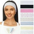 thumbnail image 2 of Women’s Leopard Print Non-Slip Elastic Headbands – 6-Pack Wide Boho Knotted Hair Bands, Soft Stretch Cheetah Headbands for Short Hair, Yoga, Sports & Daily Wear, 2 of 8