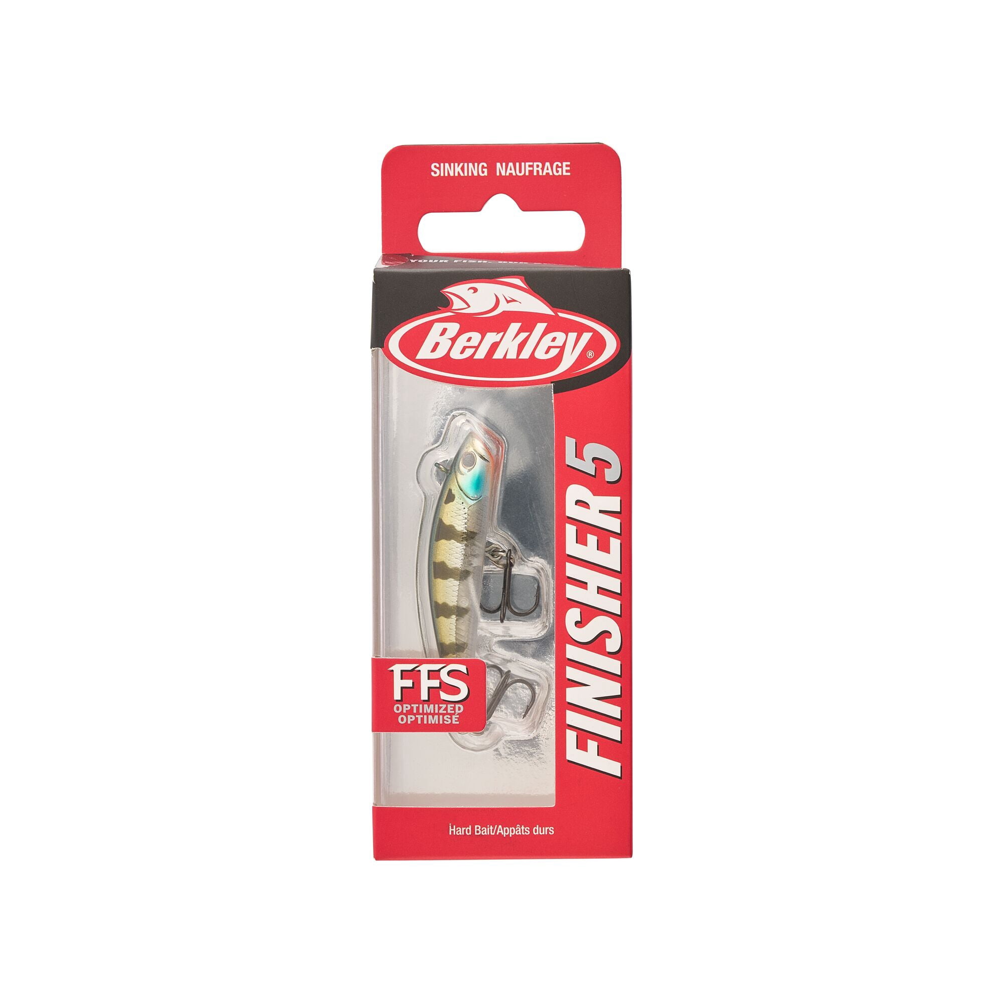 Berkley Finisher, 2 in, Glide Baits, Ghost Chrome Gill (1 Count)