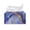 Blue Gold Marble Pattern, variant on Uourmeti PU Leather Facial Tissue Box Cover, Bottom Belt Easy to Clean Rectangle Tissue Box Cover for Night Stands Kitchen, Multicolor Christmas Lights