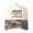 Beige camouflage, variant on JESUS IS COMING BACK IN A COWBOY HAT Embroidered Trucker Hat, Unisex Adjustable Snapback Mesh Cap for Daily Travel Outdoor Wear