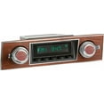 thumbnail image 1 of RC6667C 1966-1967 Chevy Nova Hermosa Digital AM FM Radio Black w/ Walnut Face, 1 of 1
