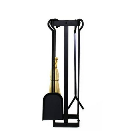 Enclume Handcrafted Indoor Outdoor Square Fireplace Tool Set